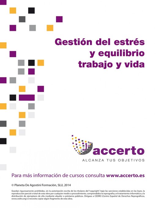 Title details for Gestión del estrés y equilibrio trabajo y vida by Accerto - Available